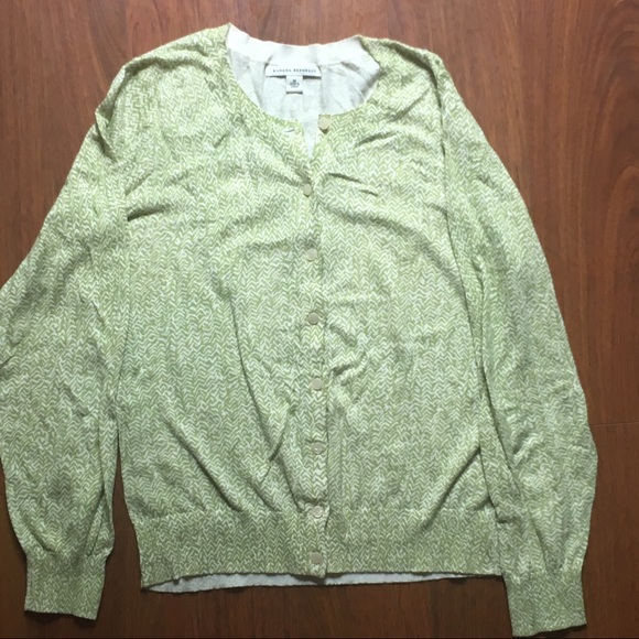 Banana Republic Medium Spring Green Cardigan - Picture 1 of 3